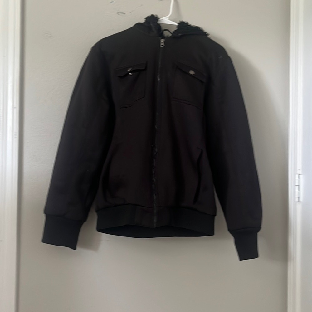 Carbon zipup high quality sweater